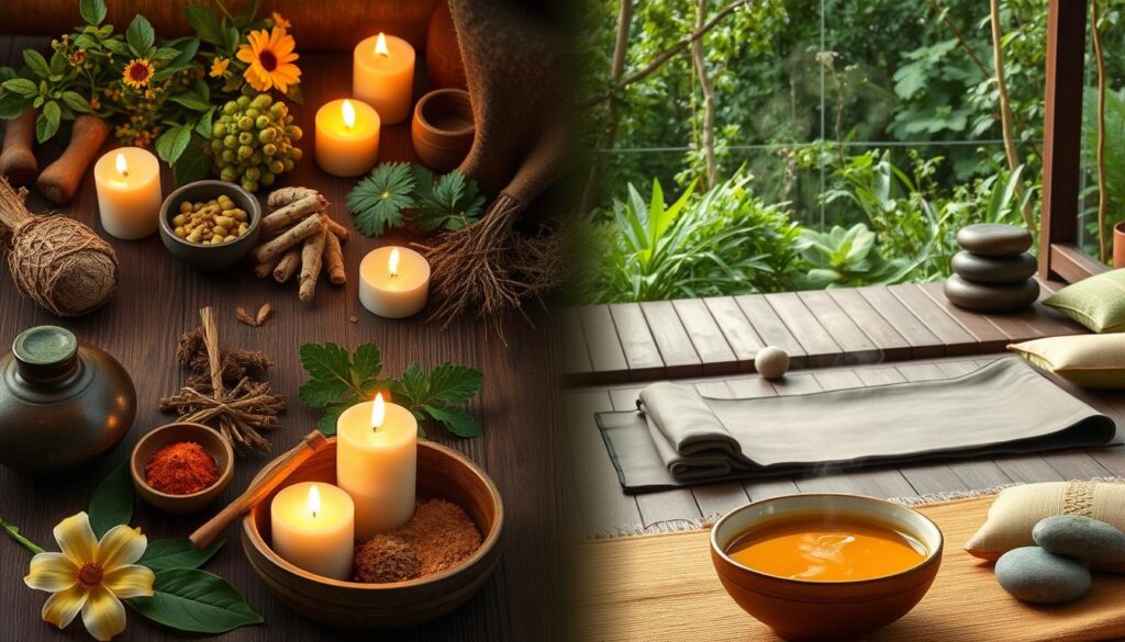 Ayurvedic lifestyle practices for relaxation and rejuvenation